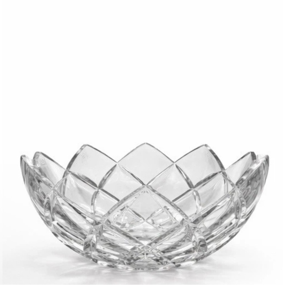 Stunning Mikasa Calliope-Blossom Heavy Lead Crystal 13" Centerpiece Bowl France - Picture 7 of 7